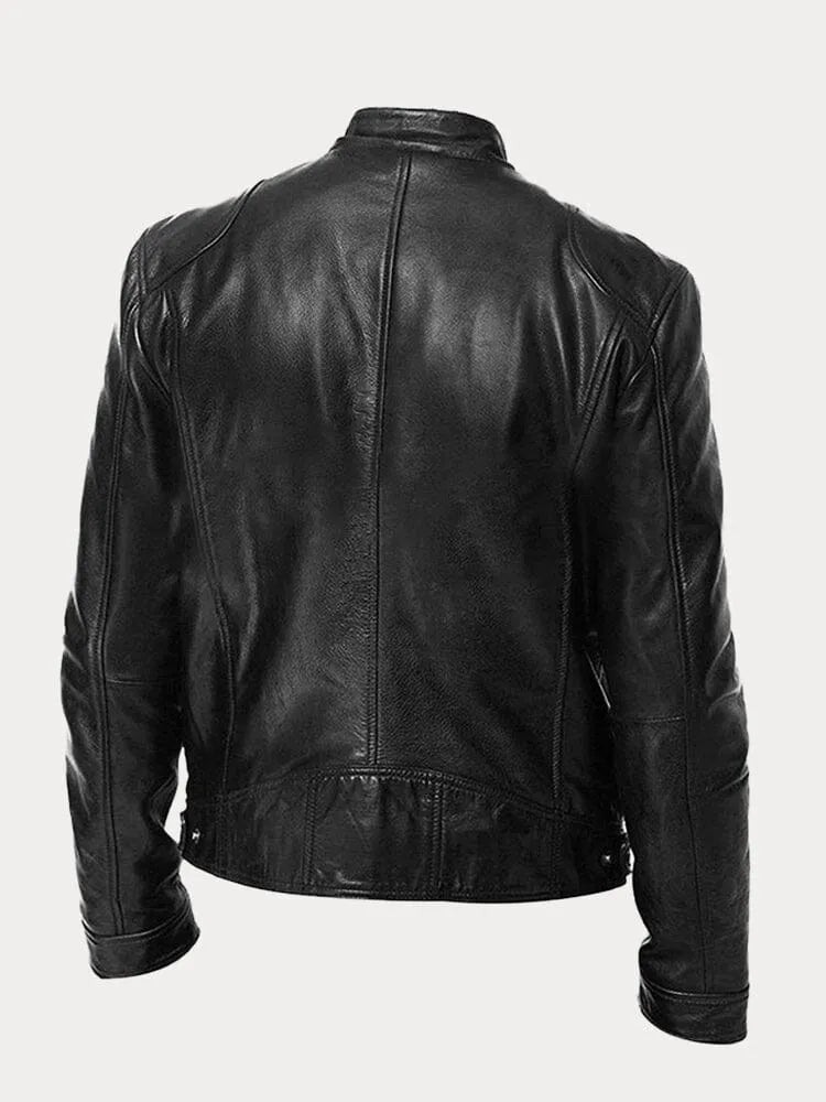 Men's Premium Matte Biker Jacket