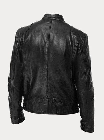 Men's Premium Matte Biker Jacket