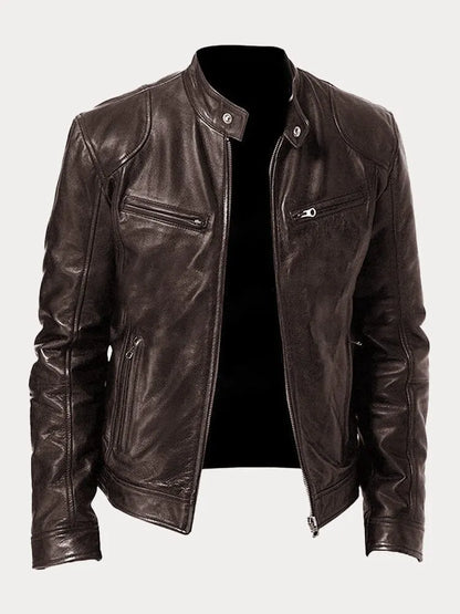 Men's Premium Matte Biker Jacket