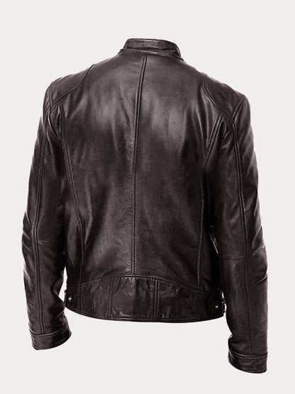 Men's Premium Matte Biker Jacket