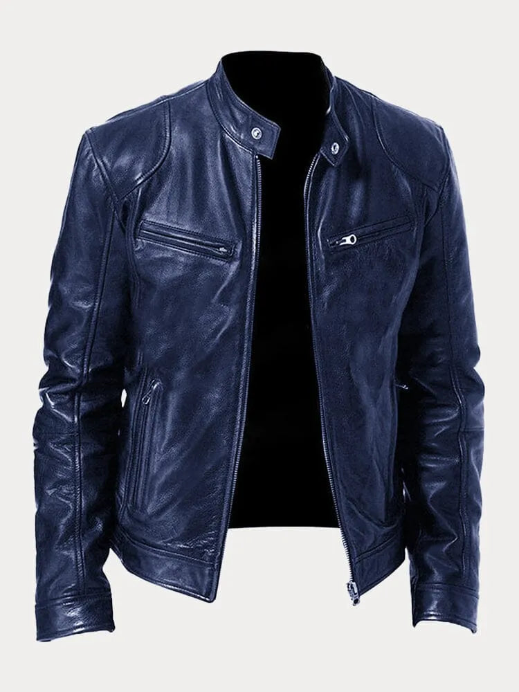 Men's Premium Matte Biker Jacket