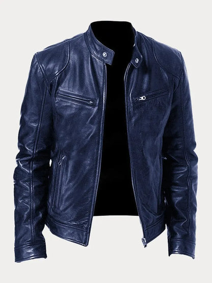 Men's Premium Matte Biker Jacket
