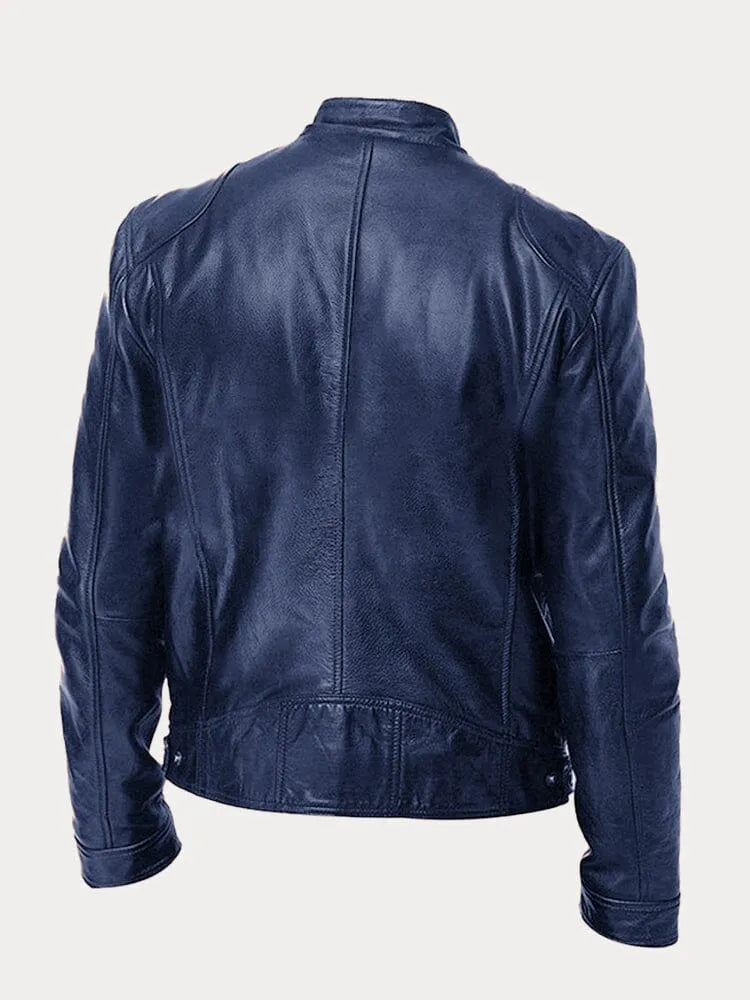 Men's Premium Matte Biker Jacket