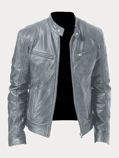 Men's Premium Matte Biker Jacket