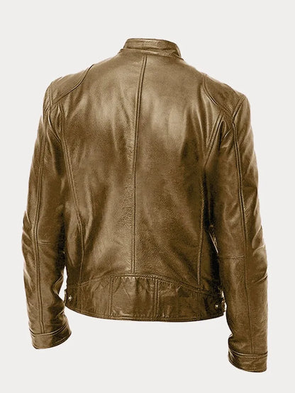Men's Premium Matte Biker Jacket