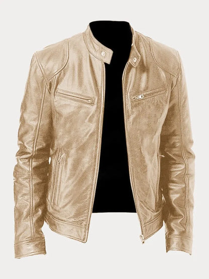Men's Premium Matte Biker Jacket