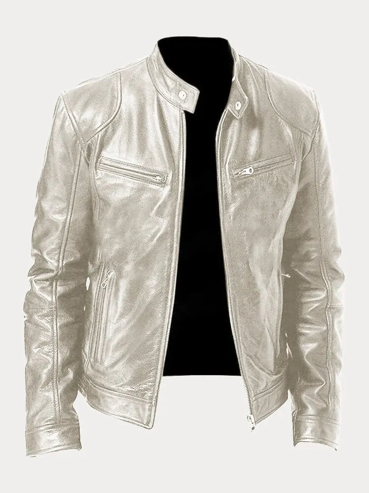 Men's Premium Matte Biker Jacket