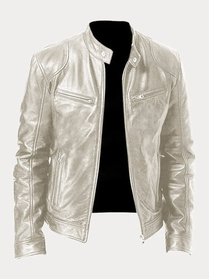 Men's Premium Matte Biker Jacket