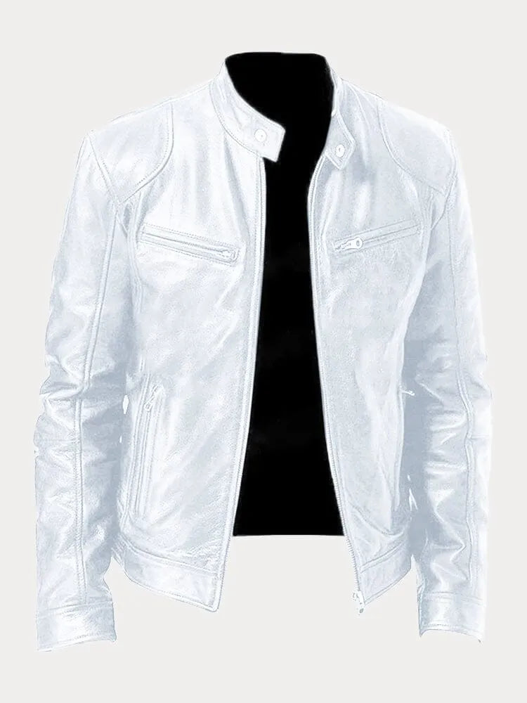 Men's Premium Matte Biker Jacket