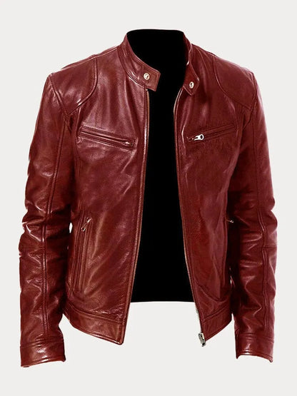 Men's Premium Matte Biker Jacket