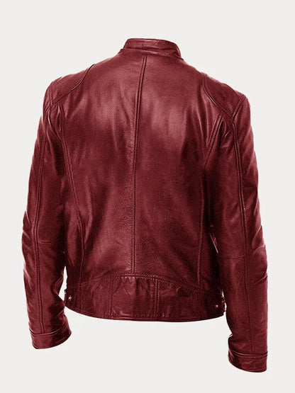 Men's Premium Matte Biker Jacket