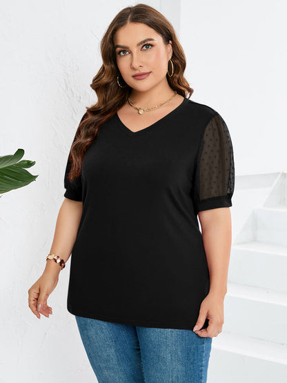 Rhianna | Women's Elegant Puff-Sleeve Top