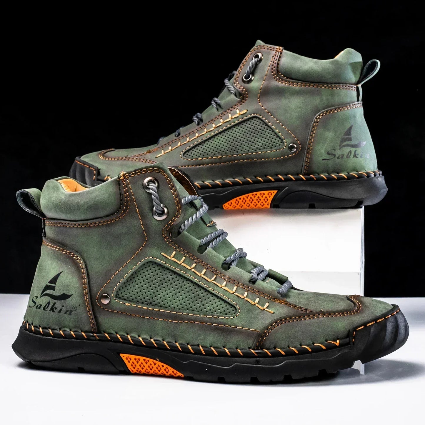 Moritz | Men's Orthopedic Lace-Up High Top Shoes with Arch Support