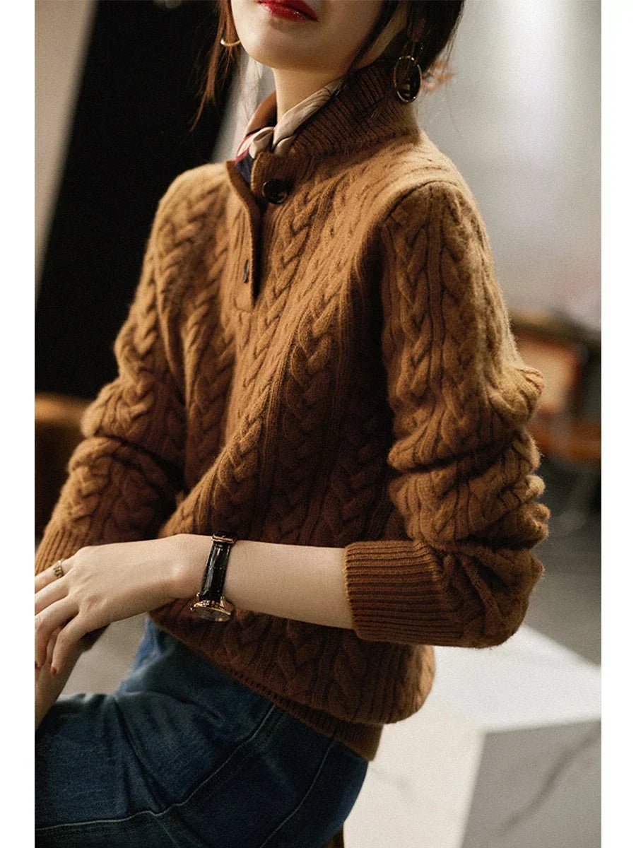 Women's Arden Jumper with Button Front