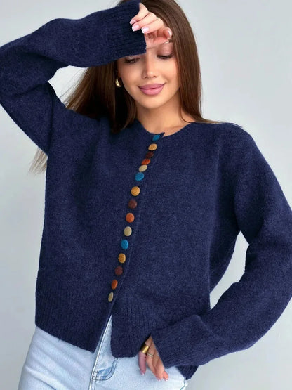 Women's Cropped The Noelle | Button-accent Cardigan