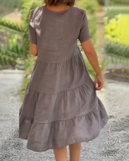 Bexley | Women's Relaxed Casual Summer V-neck Mini Dress