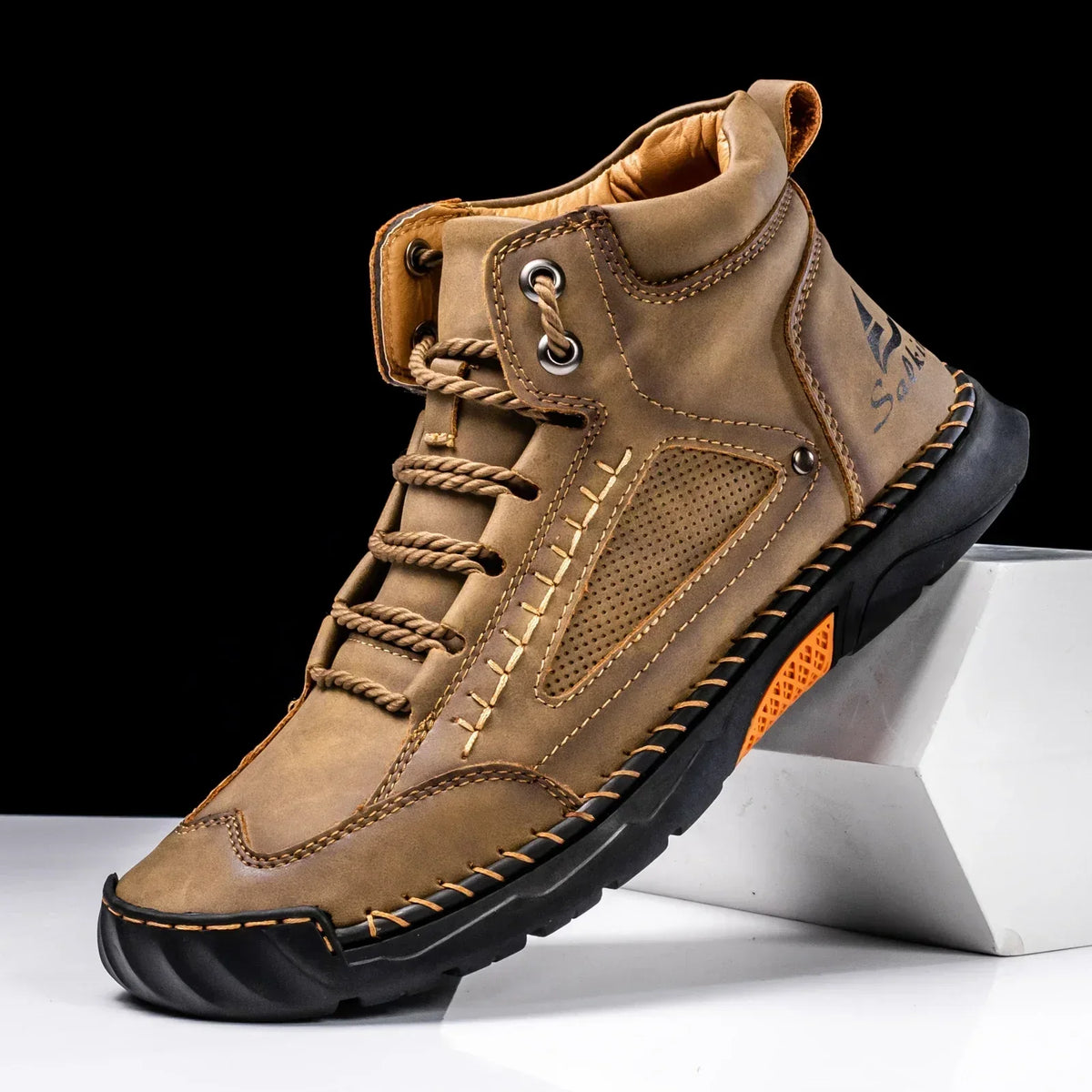 Moritz | Men's Orthopedic Lace-Up High Top Shoes with Arch Support