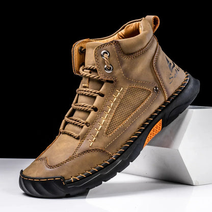 Moritz | Men's Orthopedic Lace-Up High Top Shoes with Arch Support