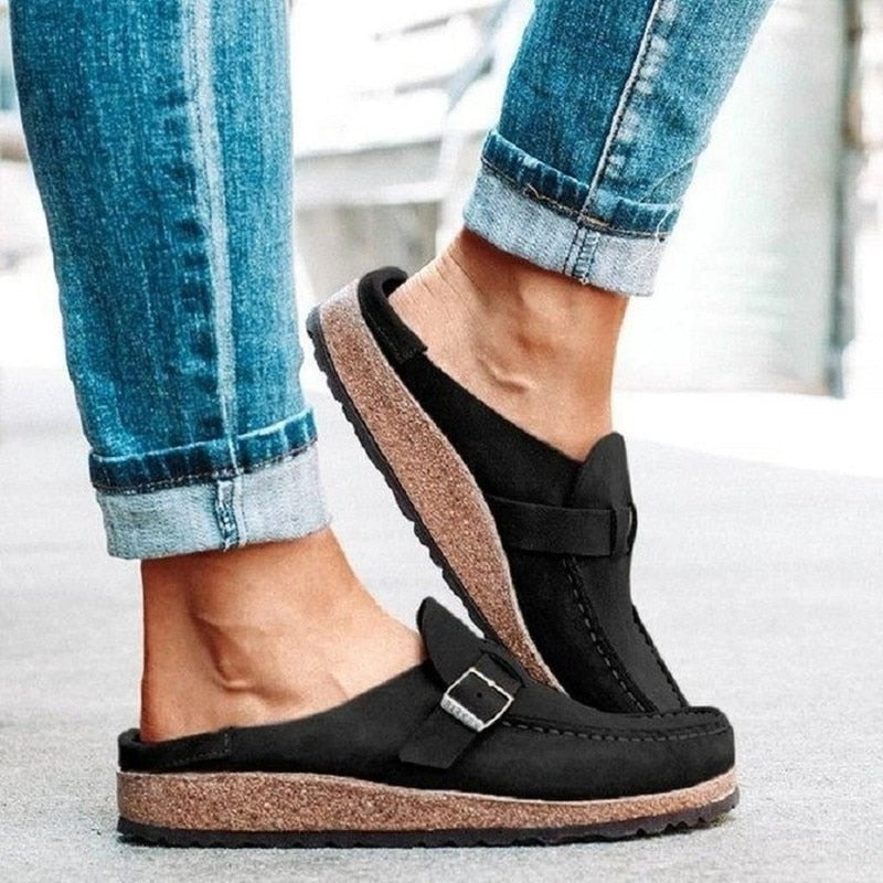 Heidi | Women's Slip-Resistant Slip-On Refined Orthopedic Slippers with Arch Support