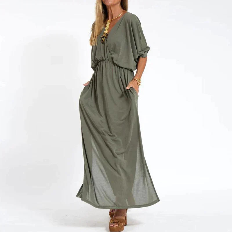 Mariah | Women's Classic Maxi Dress with Pockets