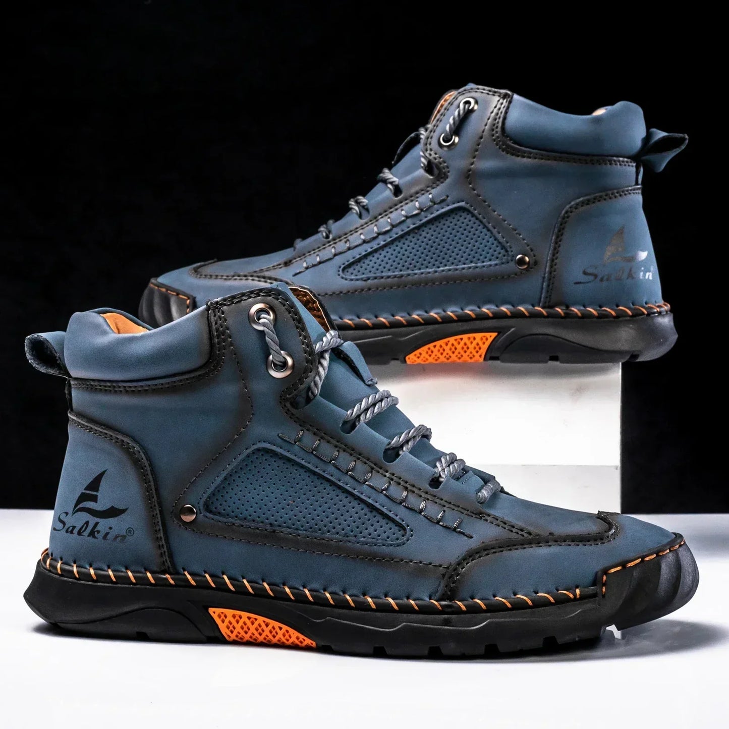 Moritz | Men's Orthopedic Lace-Up High Top Shoes with Arch Support