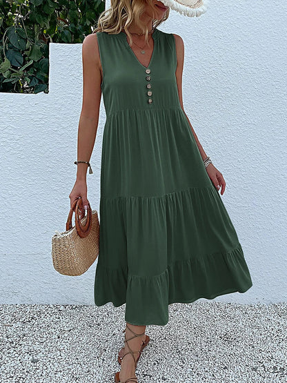 Abigail | Women's Relaxed Elegant Summer Midi Dress