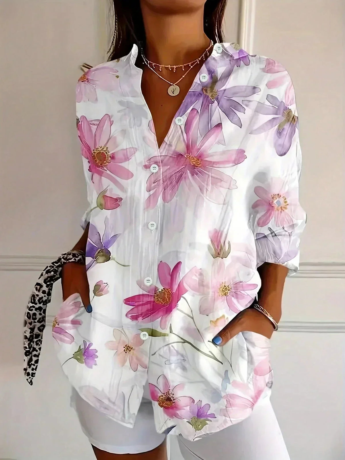 Josie | Women's Colourful Artistic Printed Blouse