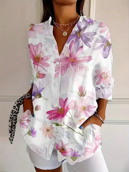 Josie | Women's Colourful Artistic Printed Blouse