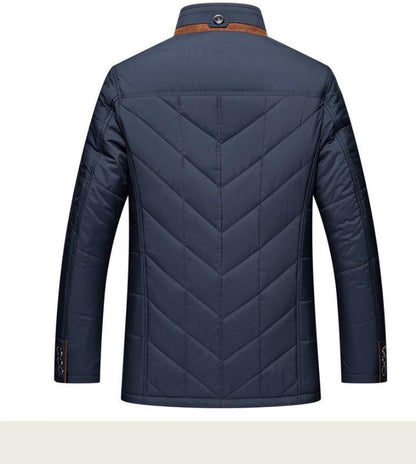 Michele Men's Winter Jacket with Stand-Up Collar