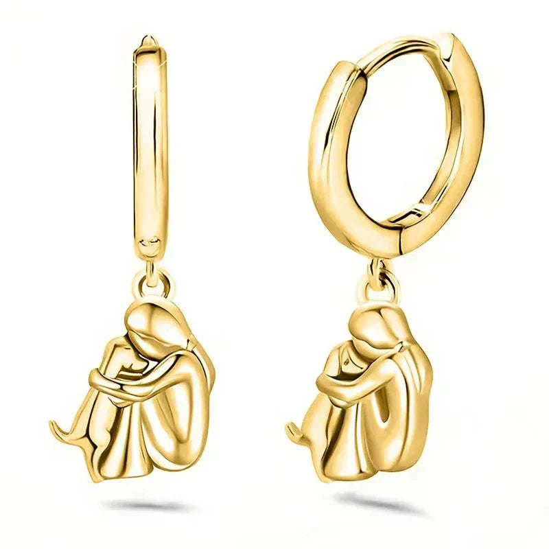 Cuddle Dog Earrings by Aura