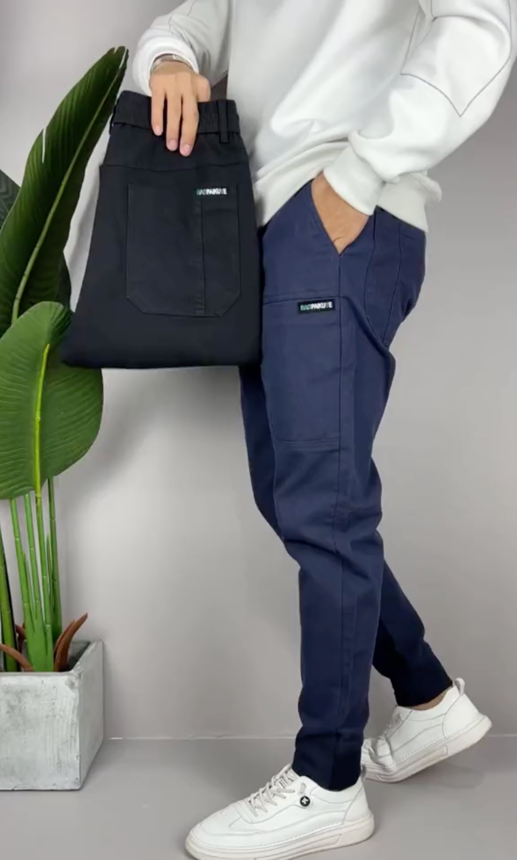 Leonardo | Premium Stretch Cargo Trousers (1+1 Free)