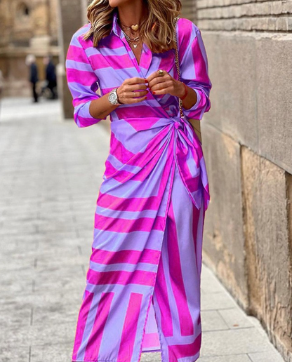 Rita | Women's Eye-catching Printed Wrap Dress