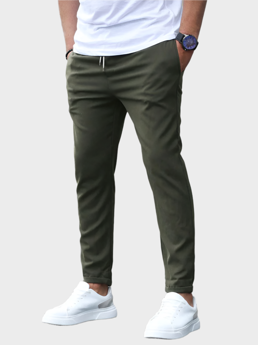 Men's The Jake Comfortable Trousers with Pockets and Drawstring