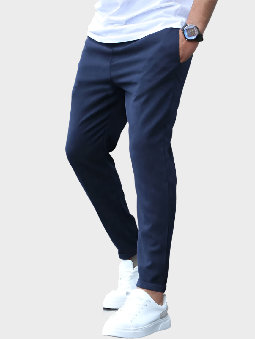 Men's The Jake Comfortable Trousers with Pockets and Drawstring