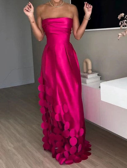 Marina | Women's Long Sheath Circle Maxi Dress