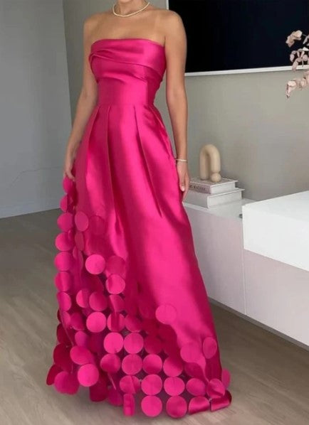 Marina | Women's Long Sheath Circle Maxi Dress