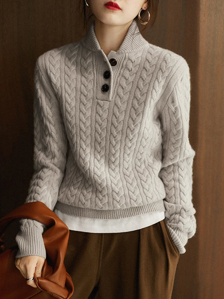 Women's Arden Jumper with Button Front