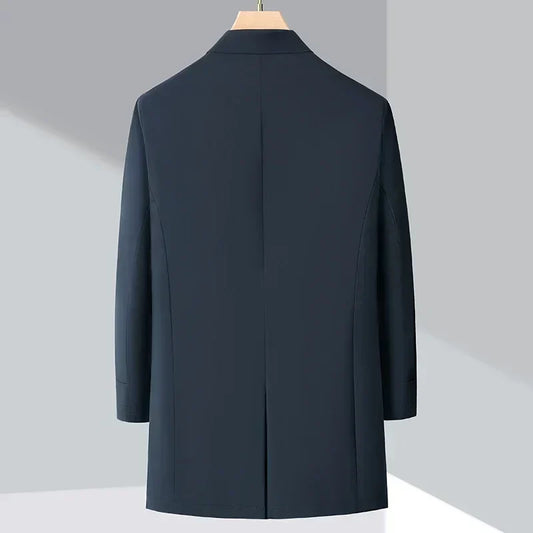André | Men's Burke Down Trench Coat with 3/4 Sleeve