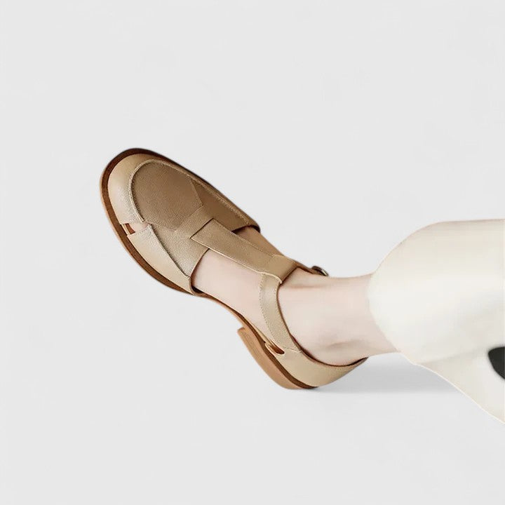 Thalina | Women's Cushioned Open-Toe Elegant Mary Jane Sandals