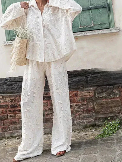 Gracelyn | Women's Floral Relaxed Elegant Casual Set