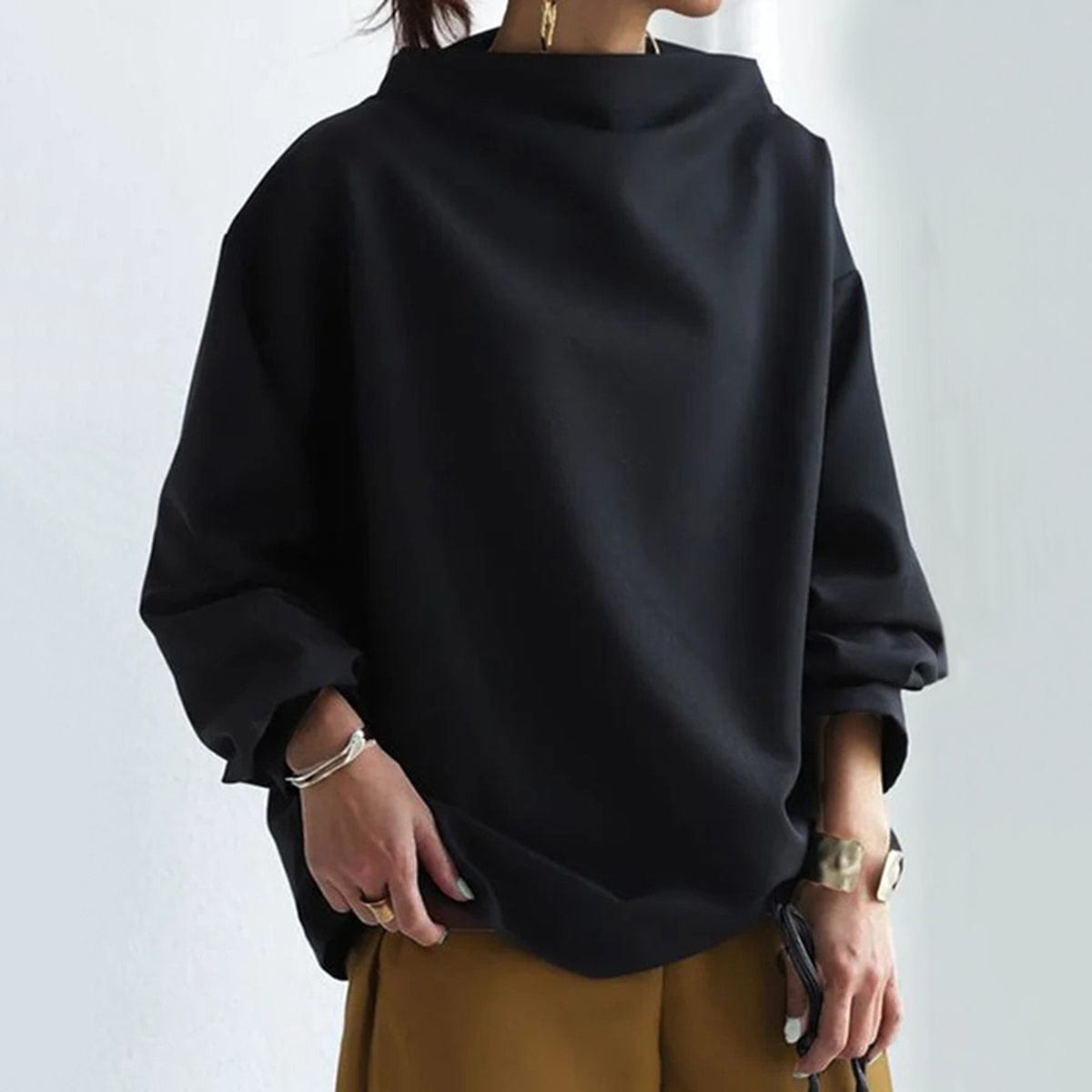 Elly | Women's High-Neck Soft Top