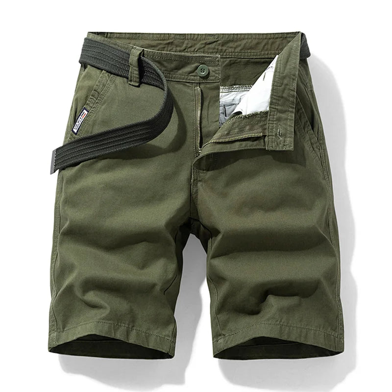 Sergio | Men's Utility Belted Shorts with Pockets