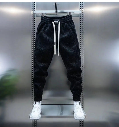 Brinley | Men's Relaxed Fit Drawstring Trousers
