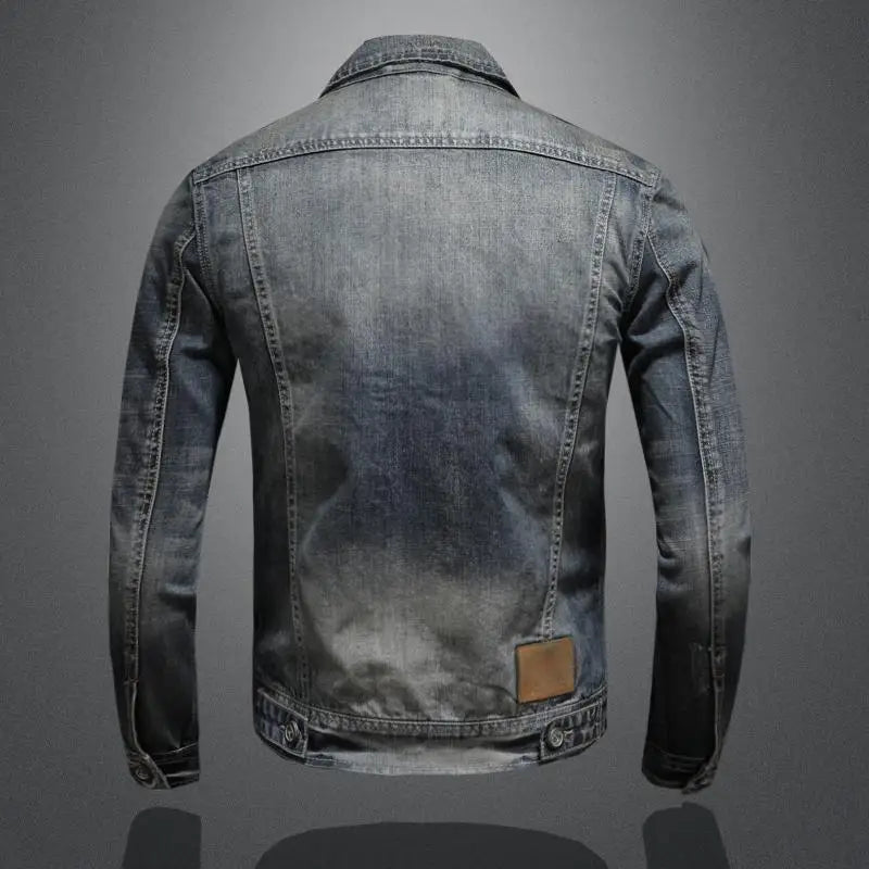 Manfred | Men's Vintage-Inspired Denim Jacket with Pockets