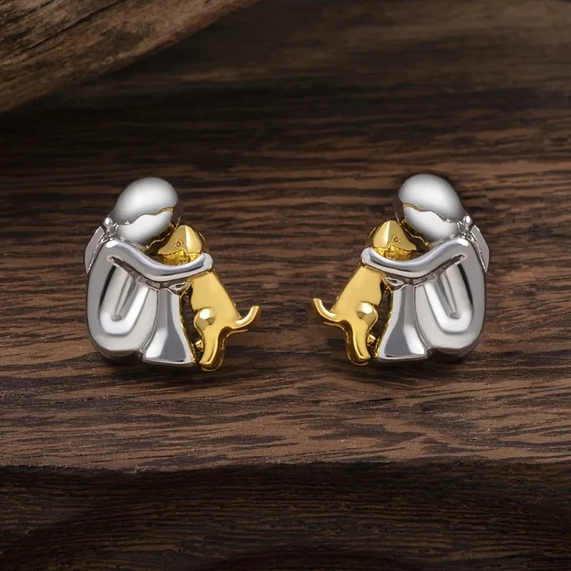 Lisa Dog-Themed Icon Earrings