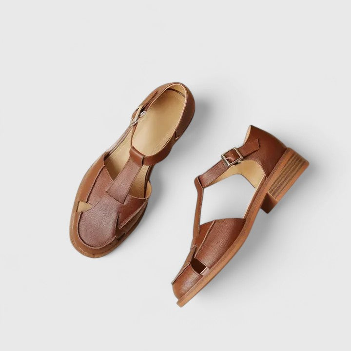 Thalina | Women's Cushioned Open-Toe Elegant Mary Jane Sandals