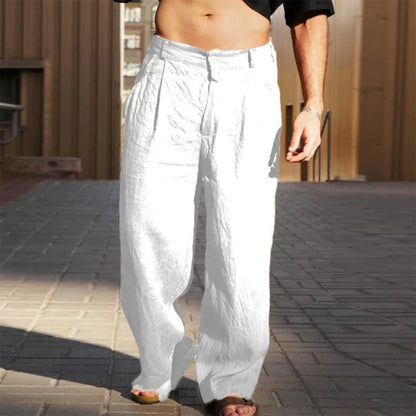 Malik | Men's Relaxed Wide-Leg Trousers