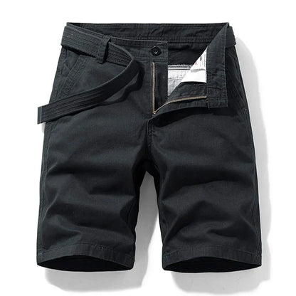 Sergio | Men's Utility Belted Shorts with Pockets
