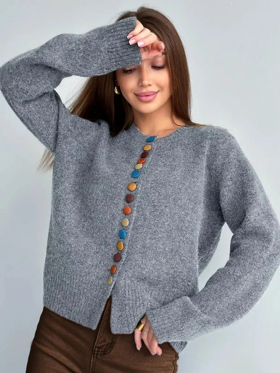 Women's Cropped The Noelle | Button-accent Cardigan
