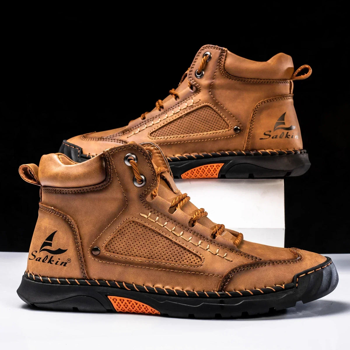 Moritz | Men's Orthopedic Lace-Up High Top Shoes with Arch Support